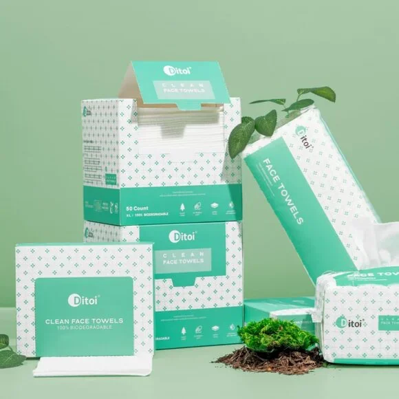 Hypoallergenic 10"x12" Disposable Face Towels - Perfect for Travel & Daily Use - Picture 9 of 9